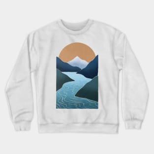 Diablo Lake hiking lover Crewneck Sweatshirt